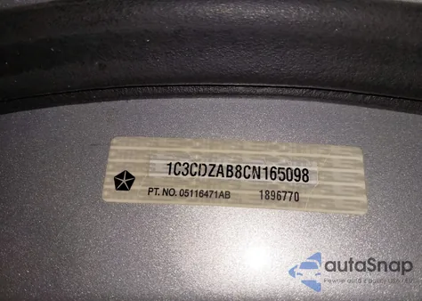 2012 Dodge Avenger Se from USA, damaged, VIN 1C3CDZAB8CN165098